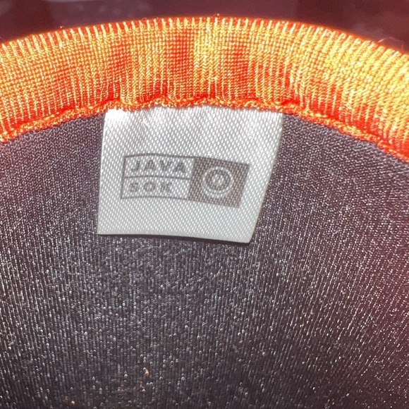 JavaSok Reusable Neoprene Insulator Sleeve Iced Coffee Cups Coral Floral Medium - Picture 4 of 5